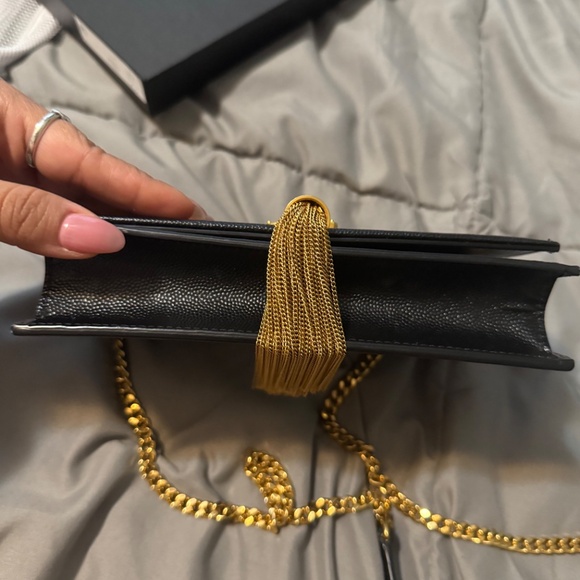 YSL BLACK KATE TASSEL BAG - Picture 2 of 12